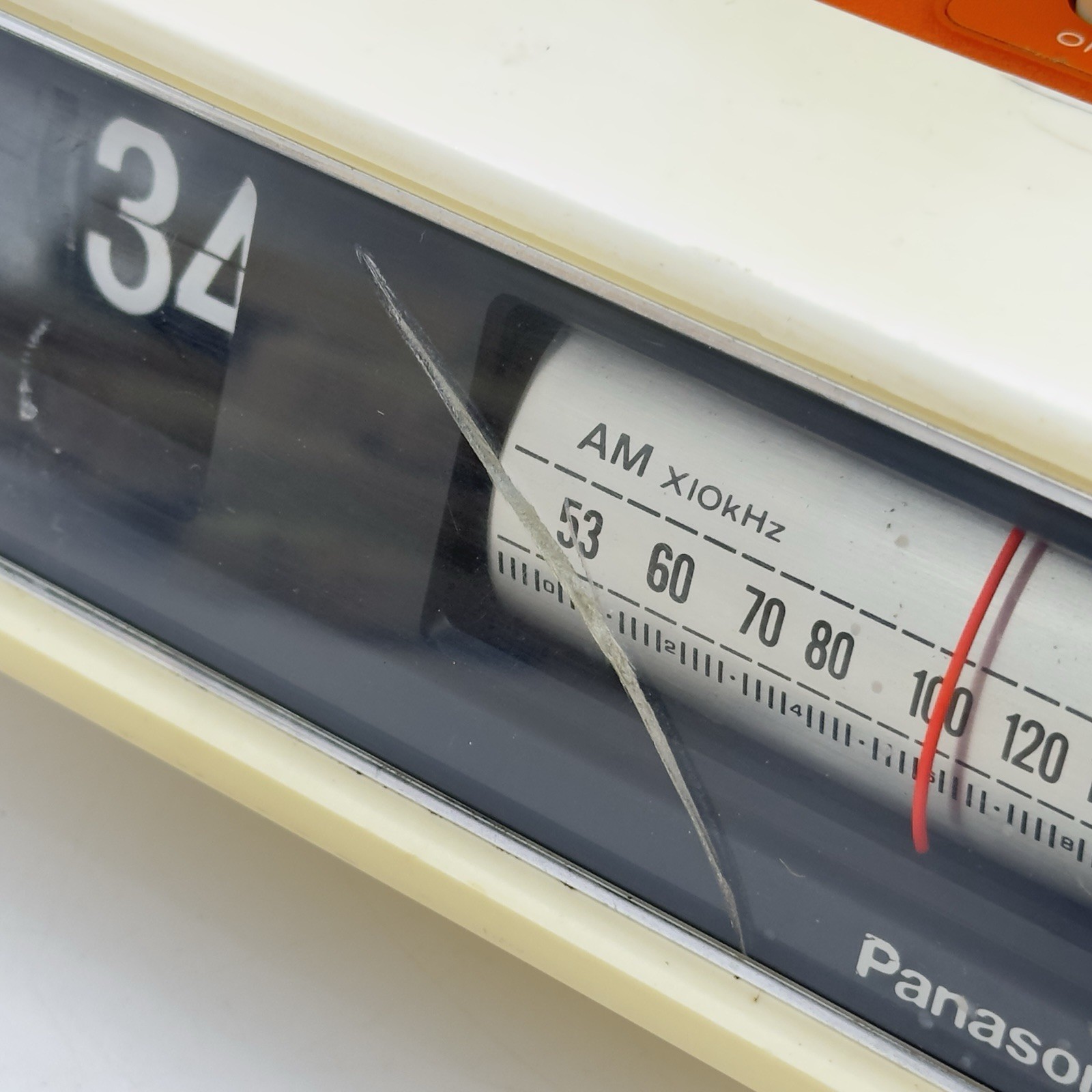 Vintage Panasonic RC-1122 Alarm Clock Flip Number AM Radio 1970’s Japan READ!