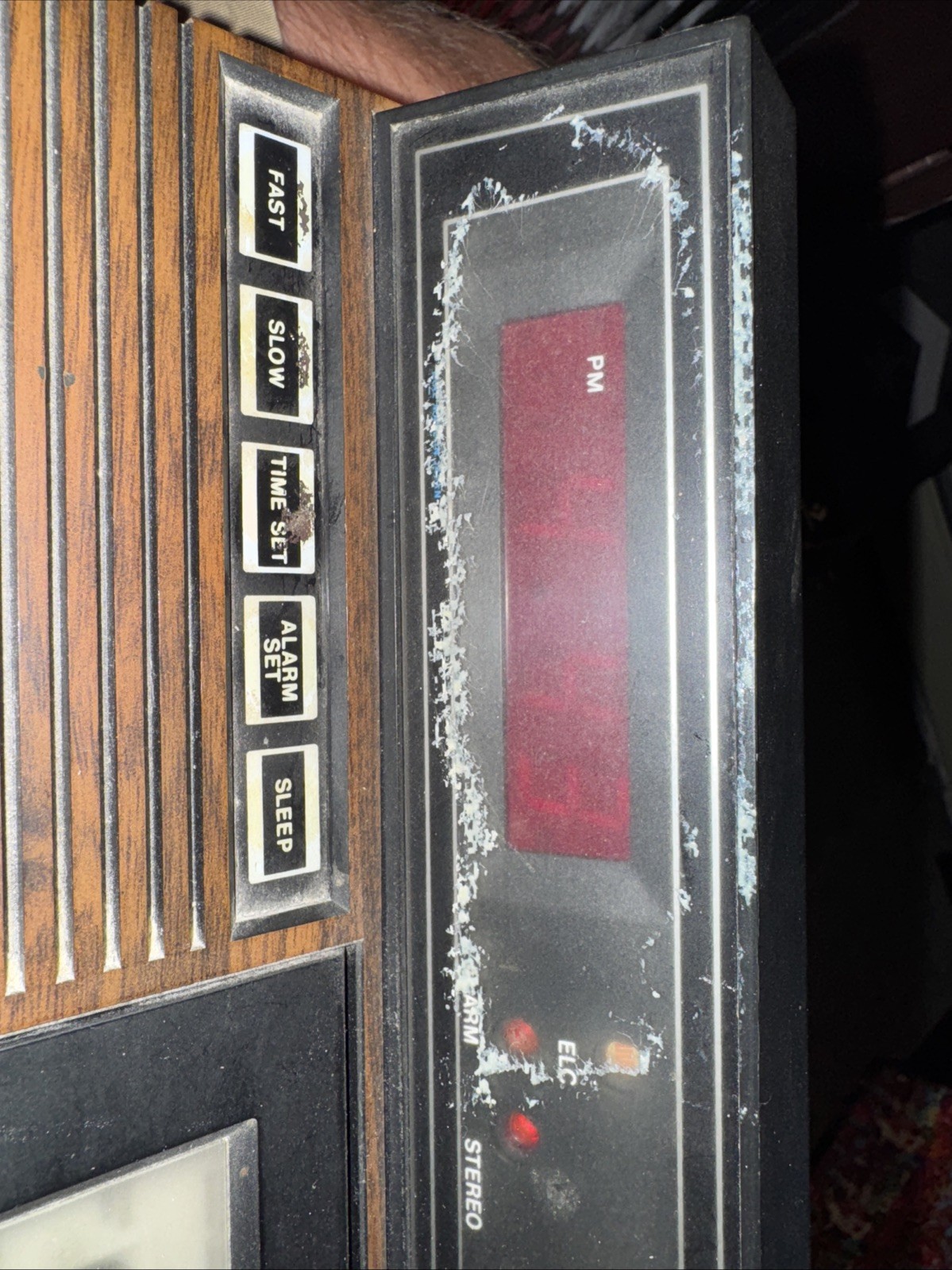 Sears “RARE” AM/FM cassette Alarm clock radio 1979 model 23400, Tested Works!!
