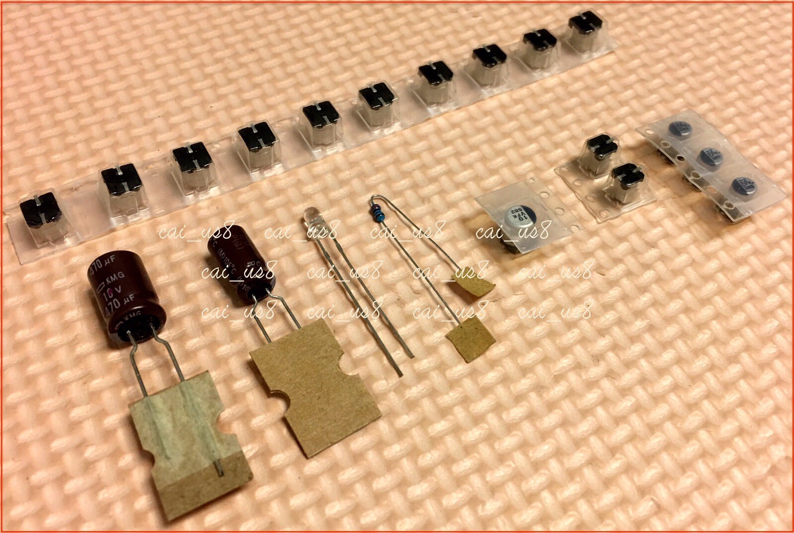 Repair Kit for Sony ICF Pro 70/80: Panasonic Capacitors（SMD）& Super Capacitor