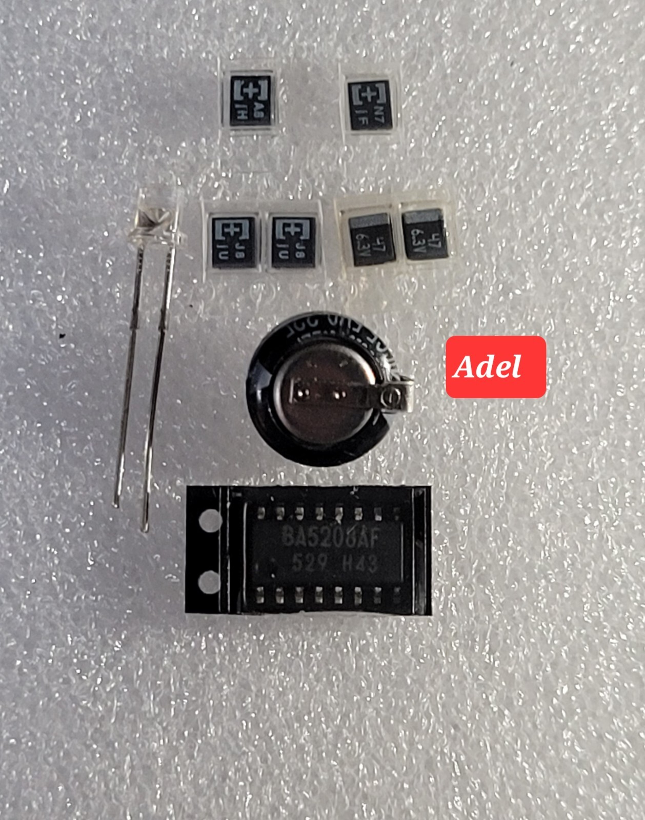 Sony ICF-SW1 Repair Kit Polymer Panasonic Caps & Audio Amp IC Japan +Servic Manl
