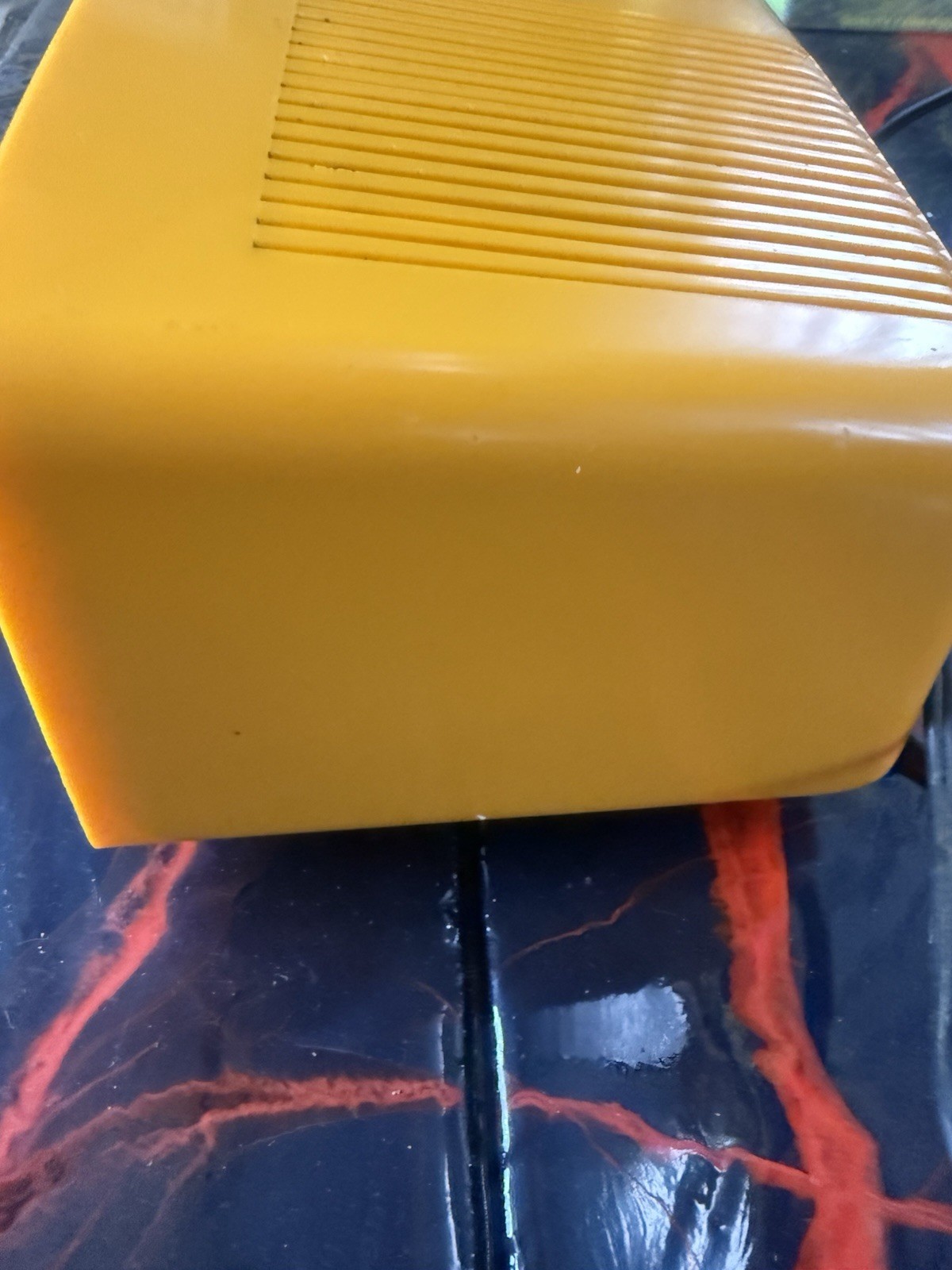 Vintage Sears Solid State Radio/alarm. Orange And White. Very Cool