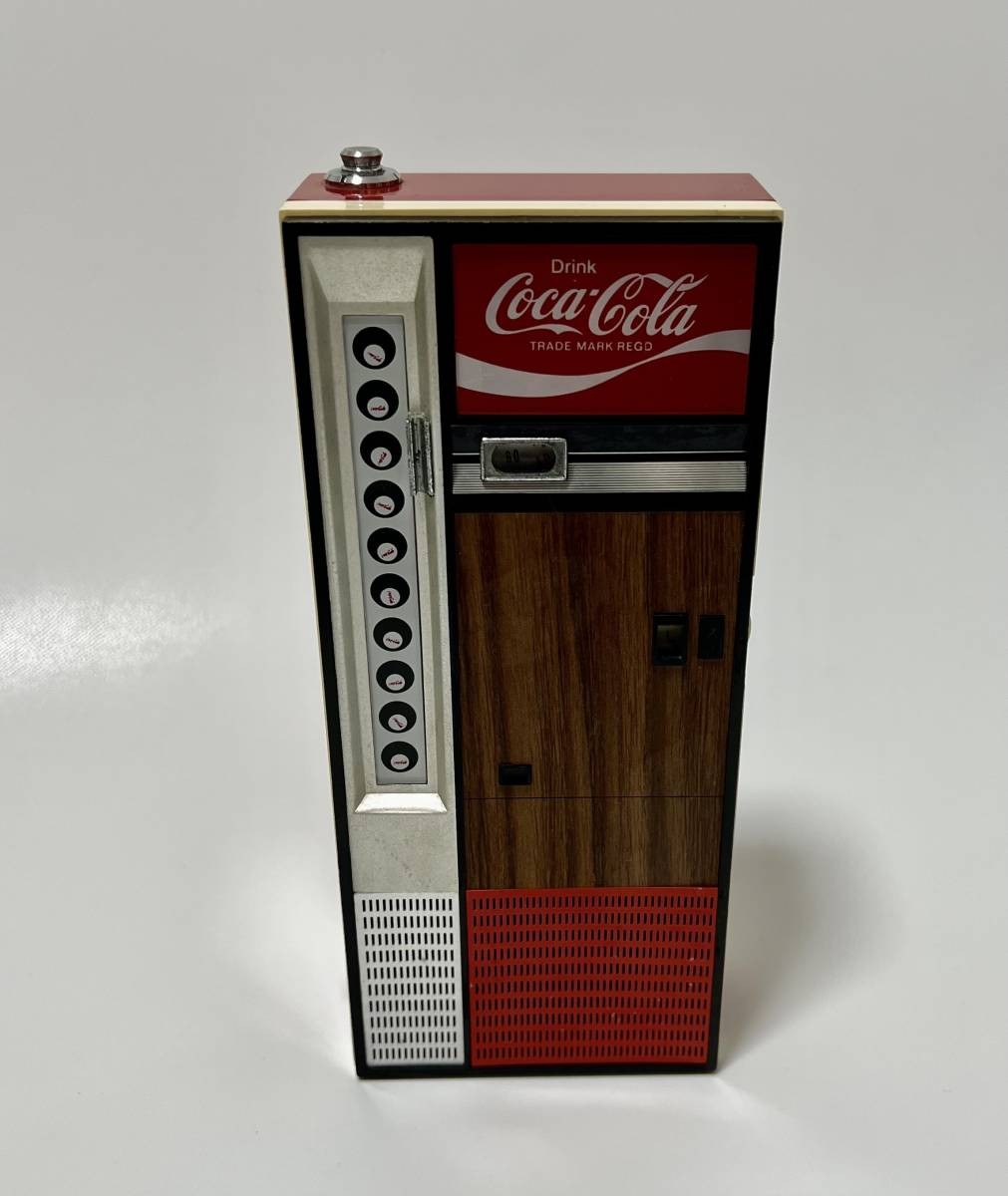 Coca-Cola Vendor Bottle Vending Machineam/Fm Radio Made In Japan Operation Confi