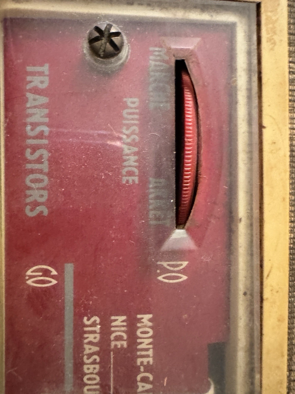 Vintage Philips French Transistor Radio