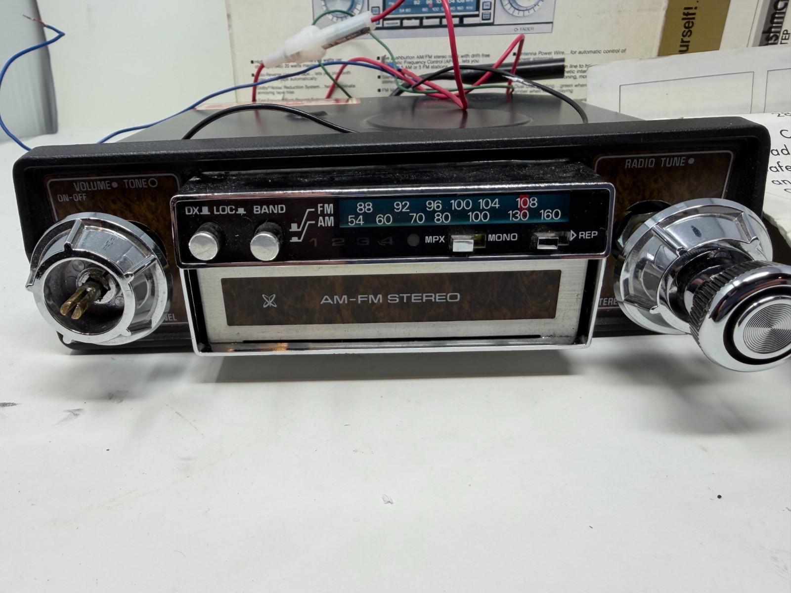 Vtg Sears Best Dashmate 564.50491 AM FM 8 Track Car Stereo NOS Open Box