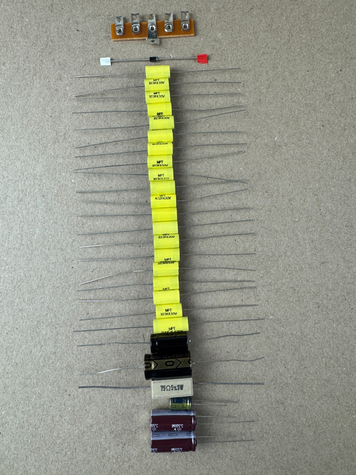 Zenith Trans-Oceanic A600 Complete Recap Kit High-Quality Radio Repair Set