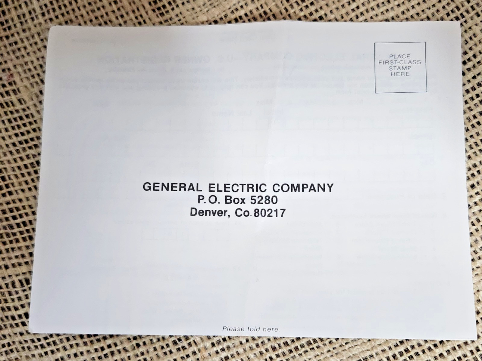 New Old Stock General Electric – Vtg Alarm Clock Radio 7-4620F AM/FM