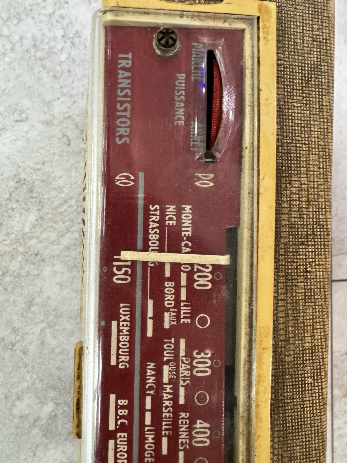 Vintage Philips French Transistor Radio