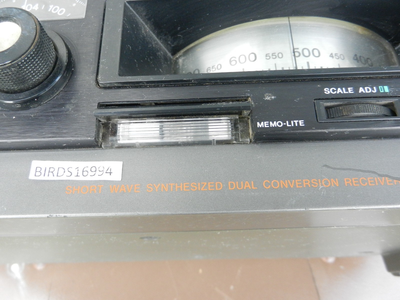SONY ICF-6800W FM/AM/SW BCL Radio AC Adapter TURNS ON Tested Working AS IS