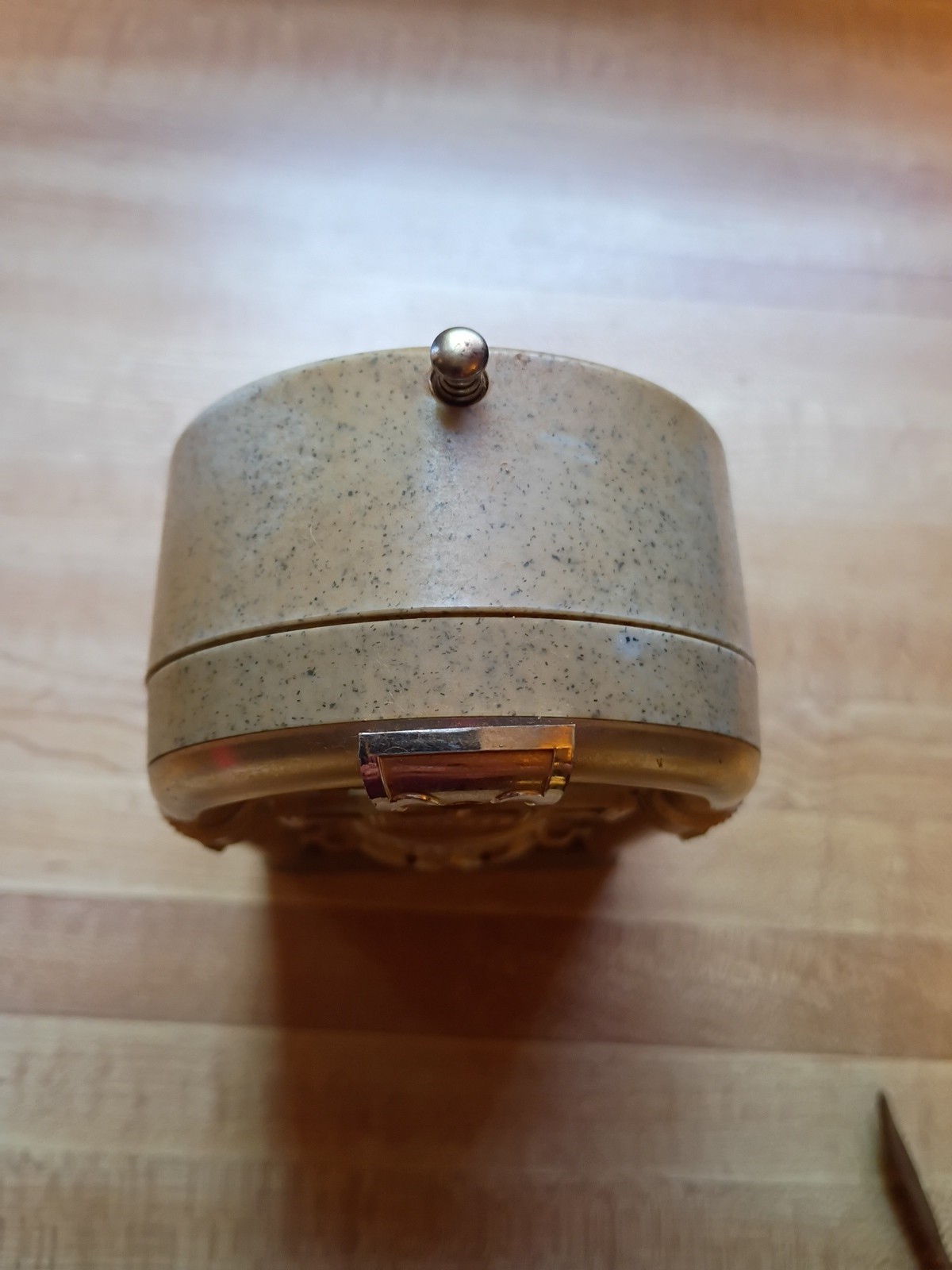 Jukebox Shaped 50s Radio AM FM Model JB-21 Gray Vtg Works Small 6″ Unbranded