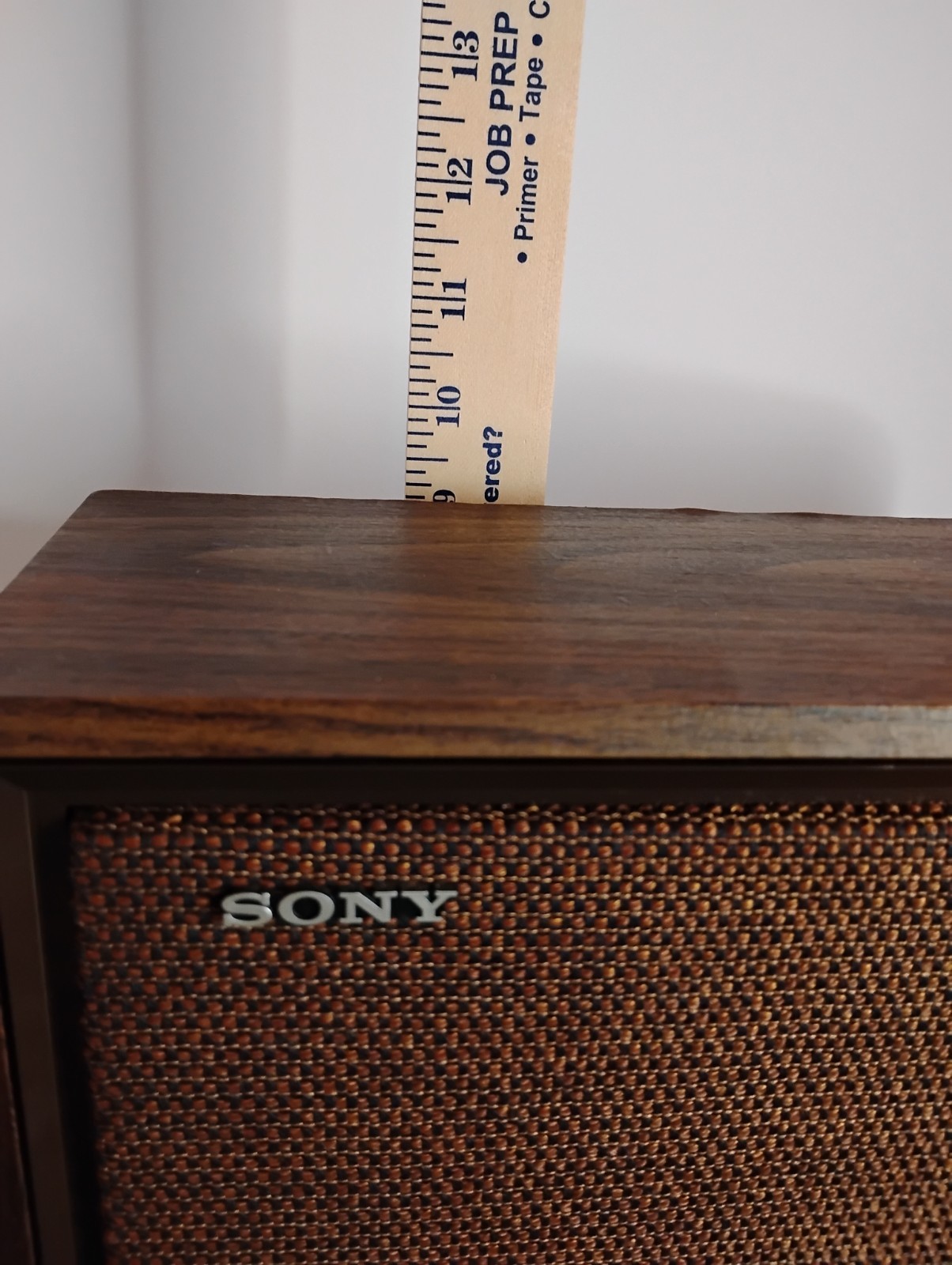 Vintage Wooden SONY AM/FM Table Radio TFM-9450W Tested & Working