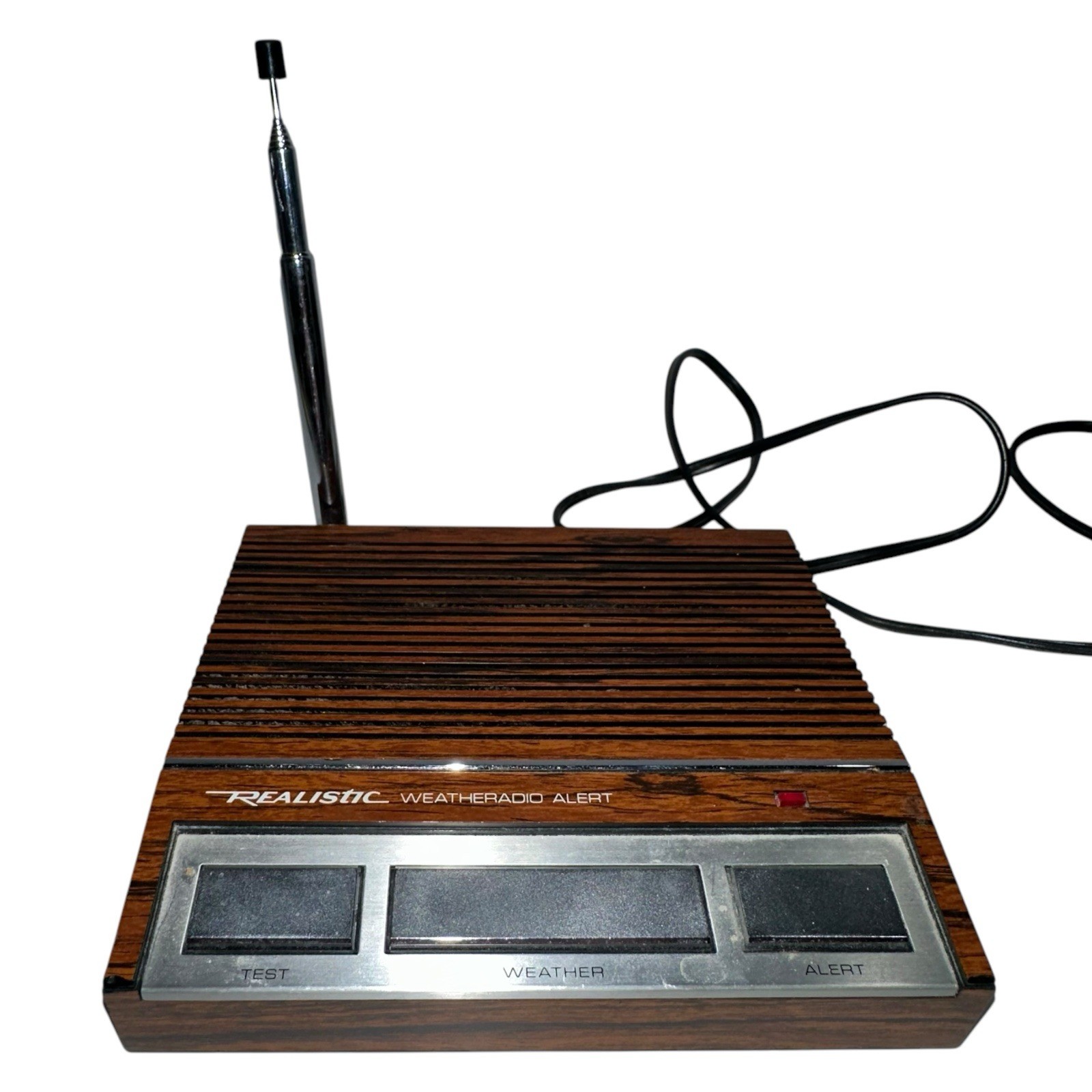 Vintage Realistic Weatheradio 3 Channel Weather Alert Radio 12-140 Tested/Works!