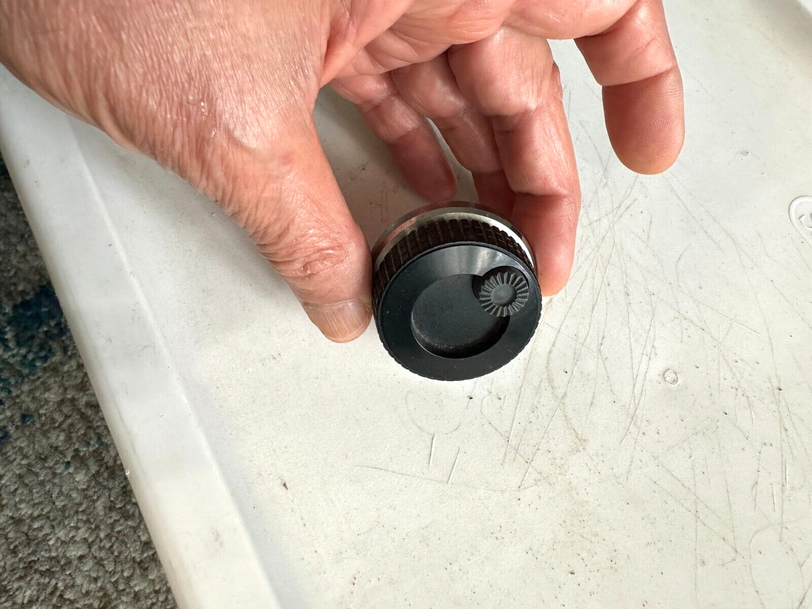 Tuning Knob for SONY ICF- 5900W Receiver , Good Condition.