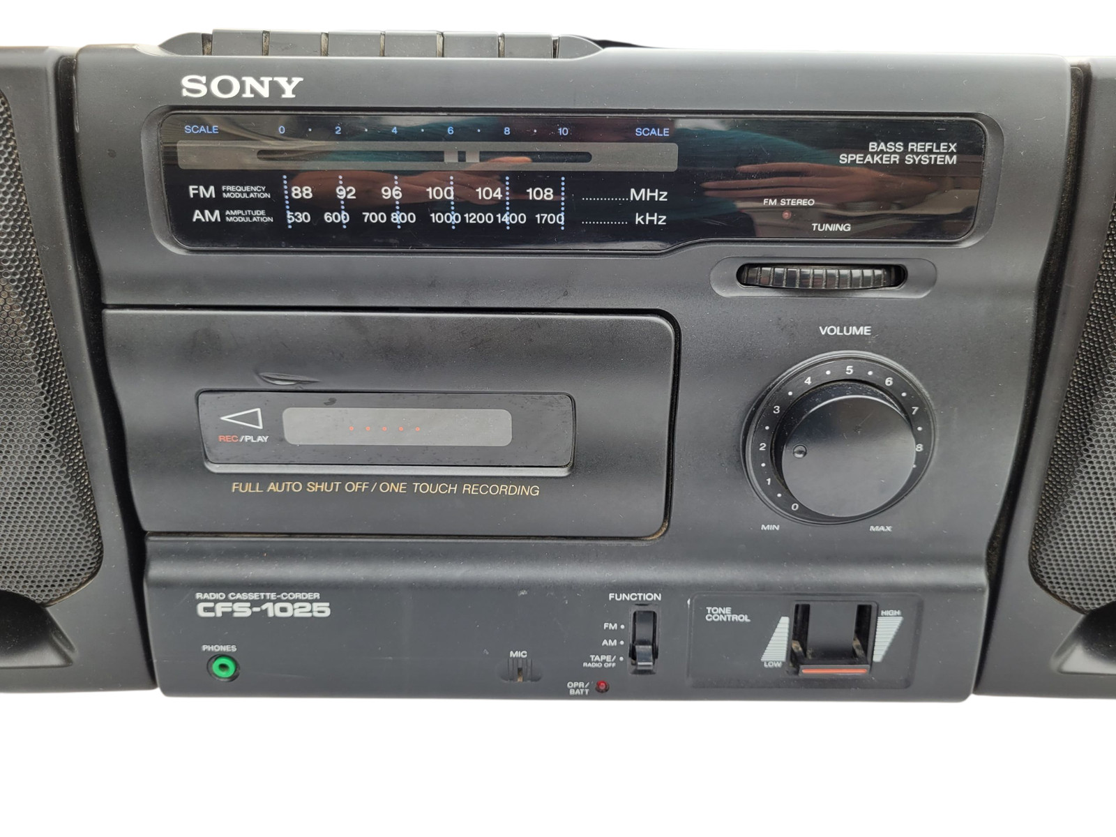 Sony CFS1025 Raido Boom Box with Detachable Speakers for Parts Repair Only