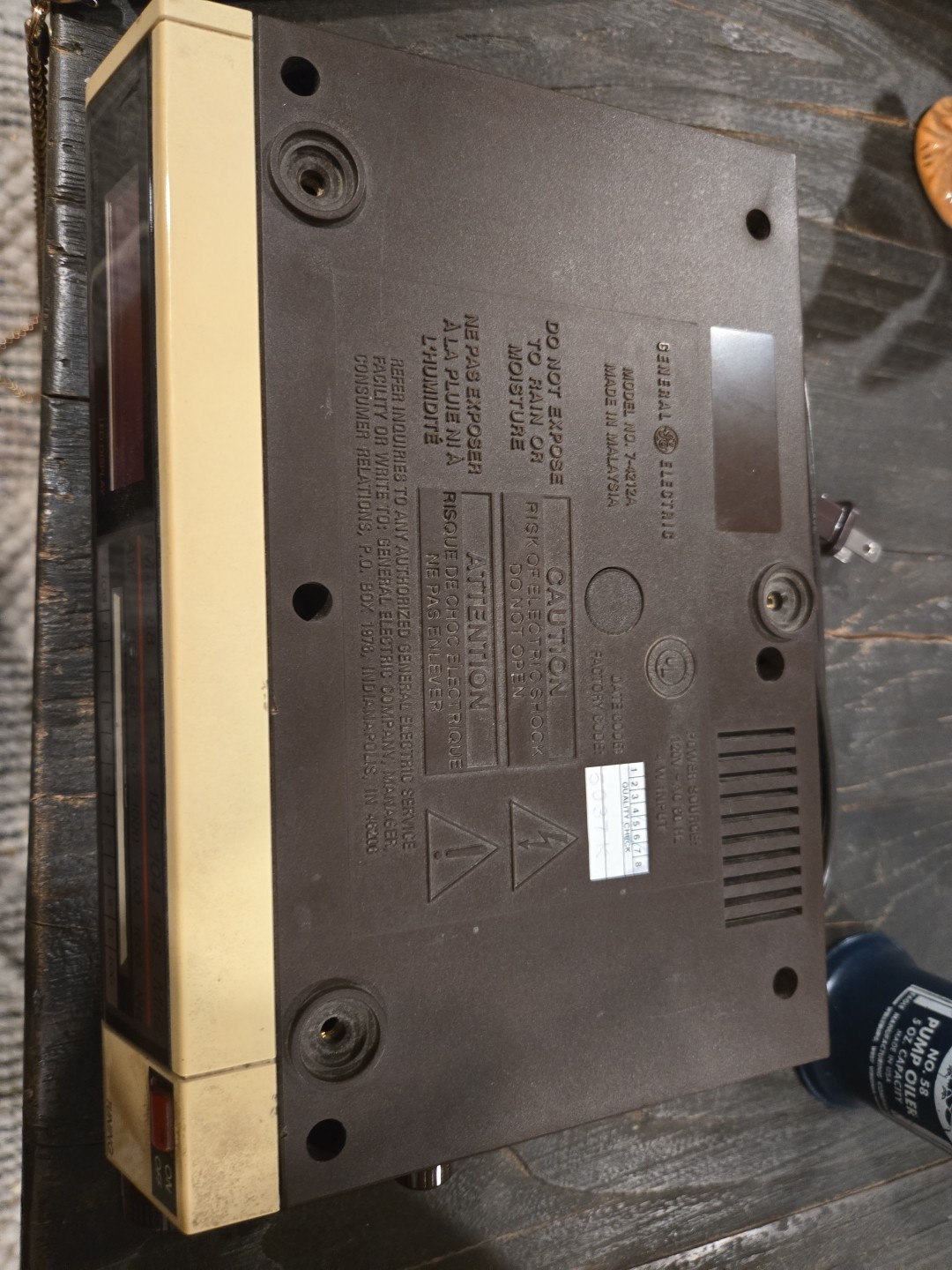GE Spacemaker Radio Tested