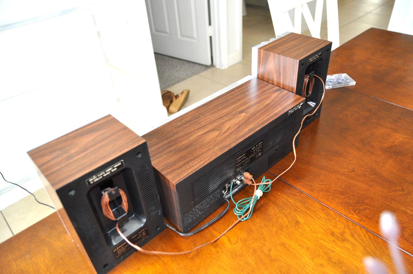 Vintage Emerson MM-785 Radio Cassette Player Clock Stereo