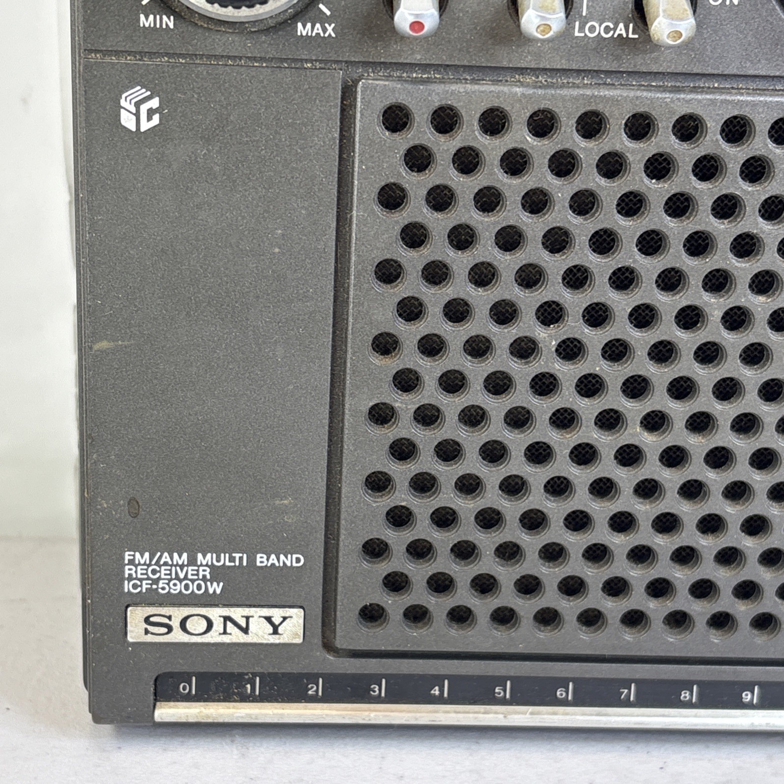 WORKS Sony ICF-5900W Portable Multi-Band Radio Receiver Pop-Up Antenna 4E25