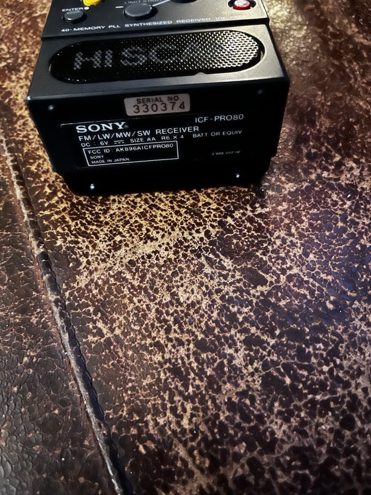 ICF- PRO80 Sony Upgraded