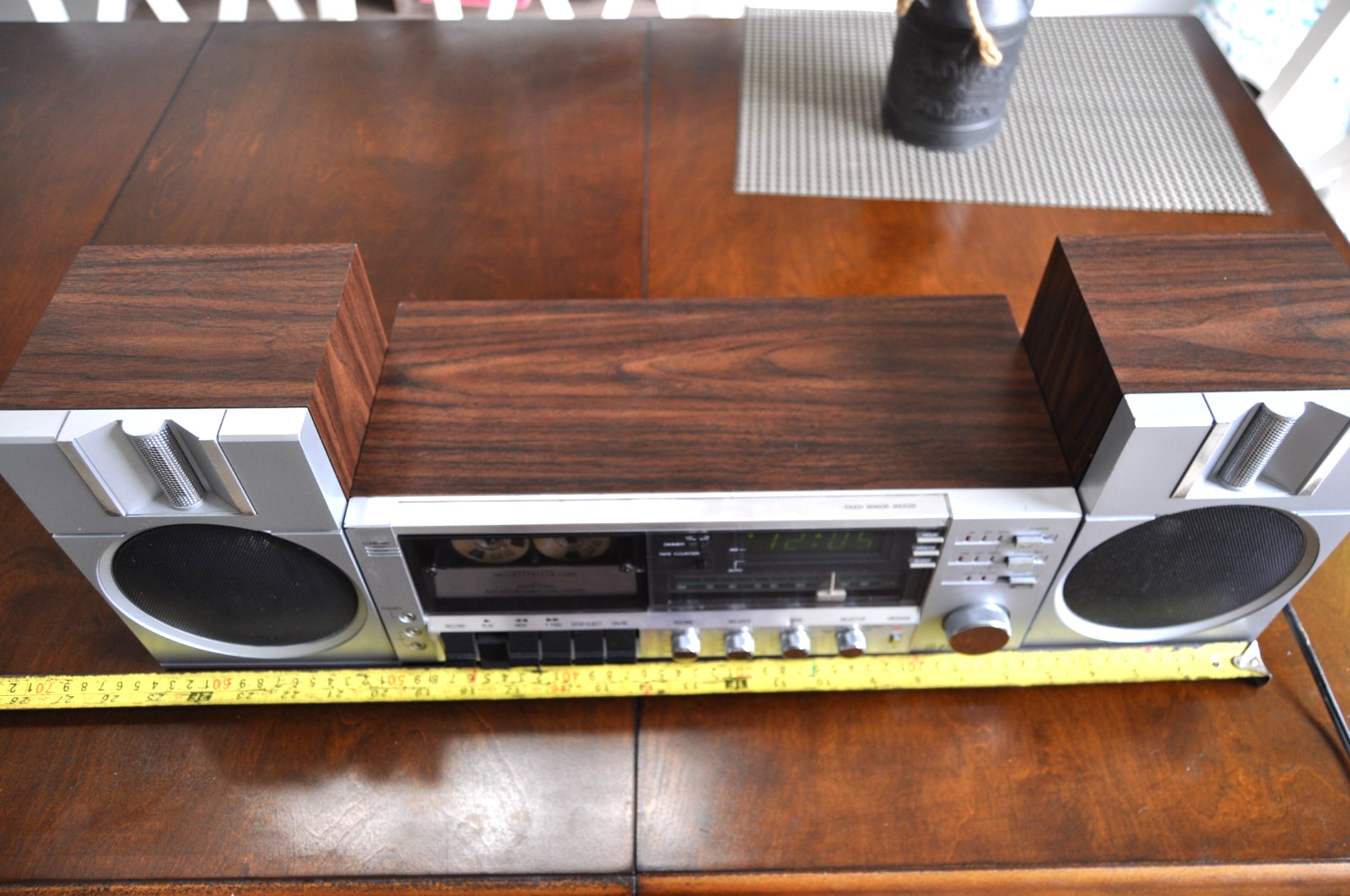 Vintage Emerson MM-785 Radio Cassette Player Clock Stereo