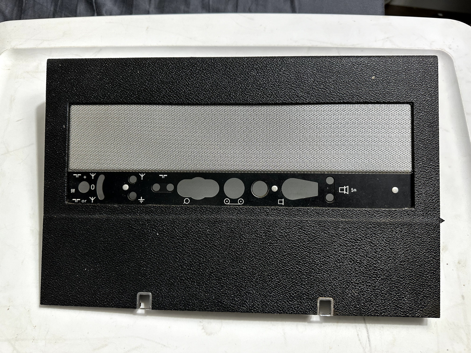 Back Panel of Philips Multi band Radio, Good Condition.