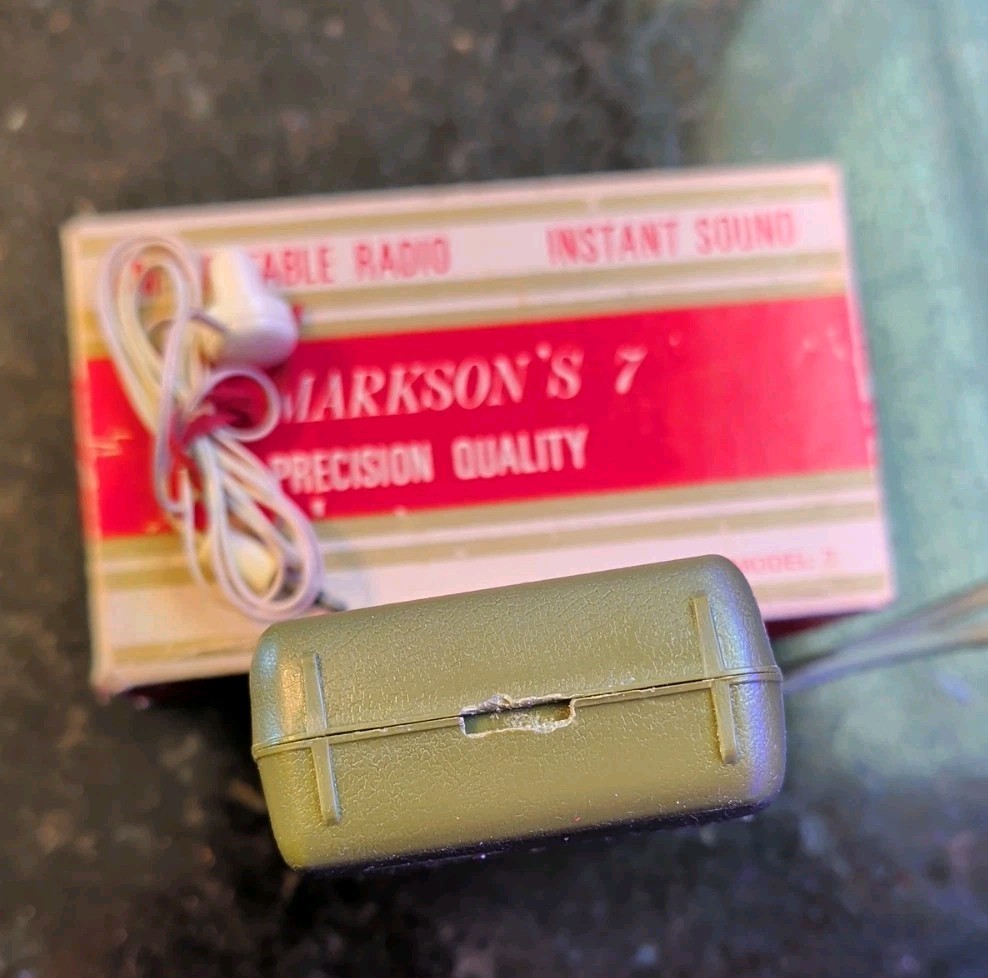 Markson’s 7 AM Radio Vintage Model 7 Working