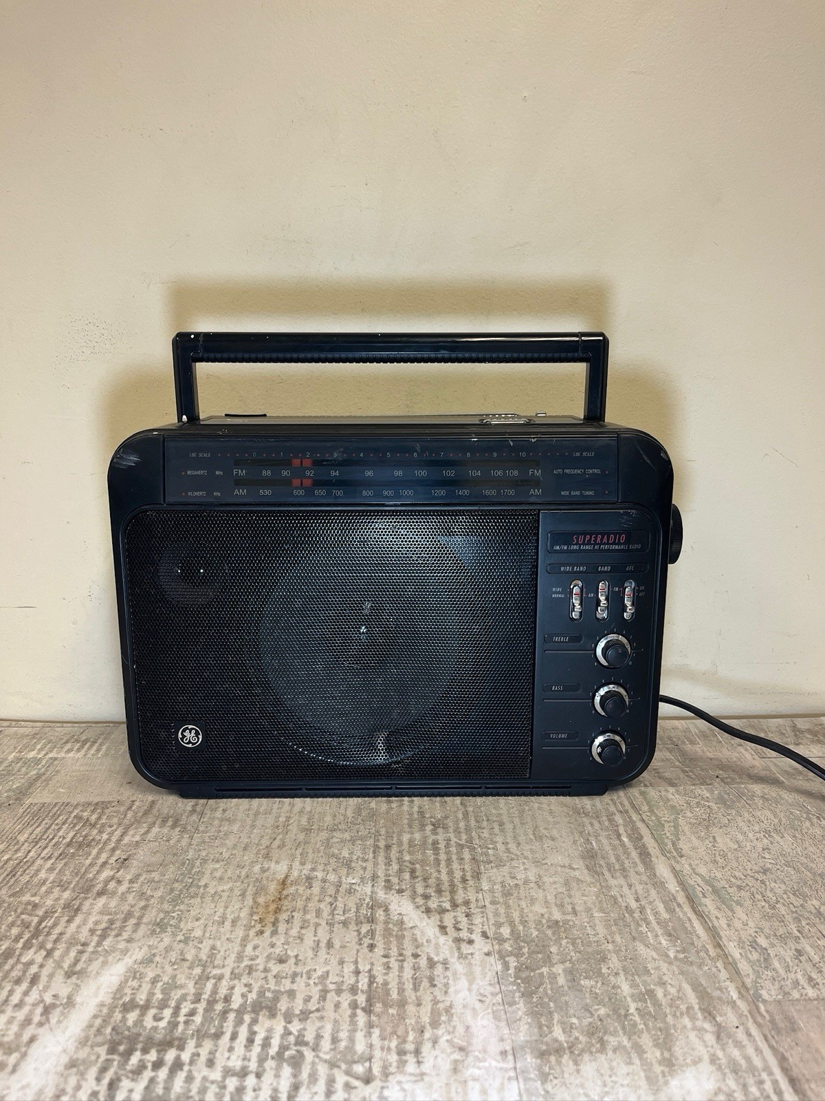 General Electric Superadio Long Range AM/FM GE Super Radio III 7-2887 – Tested