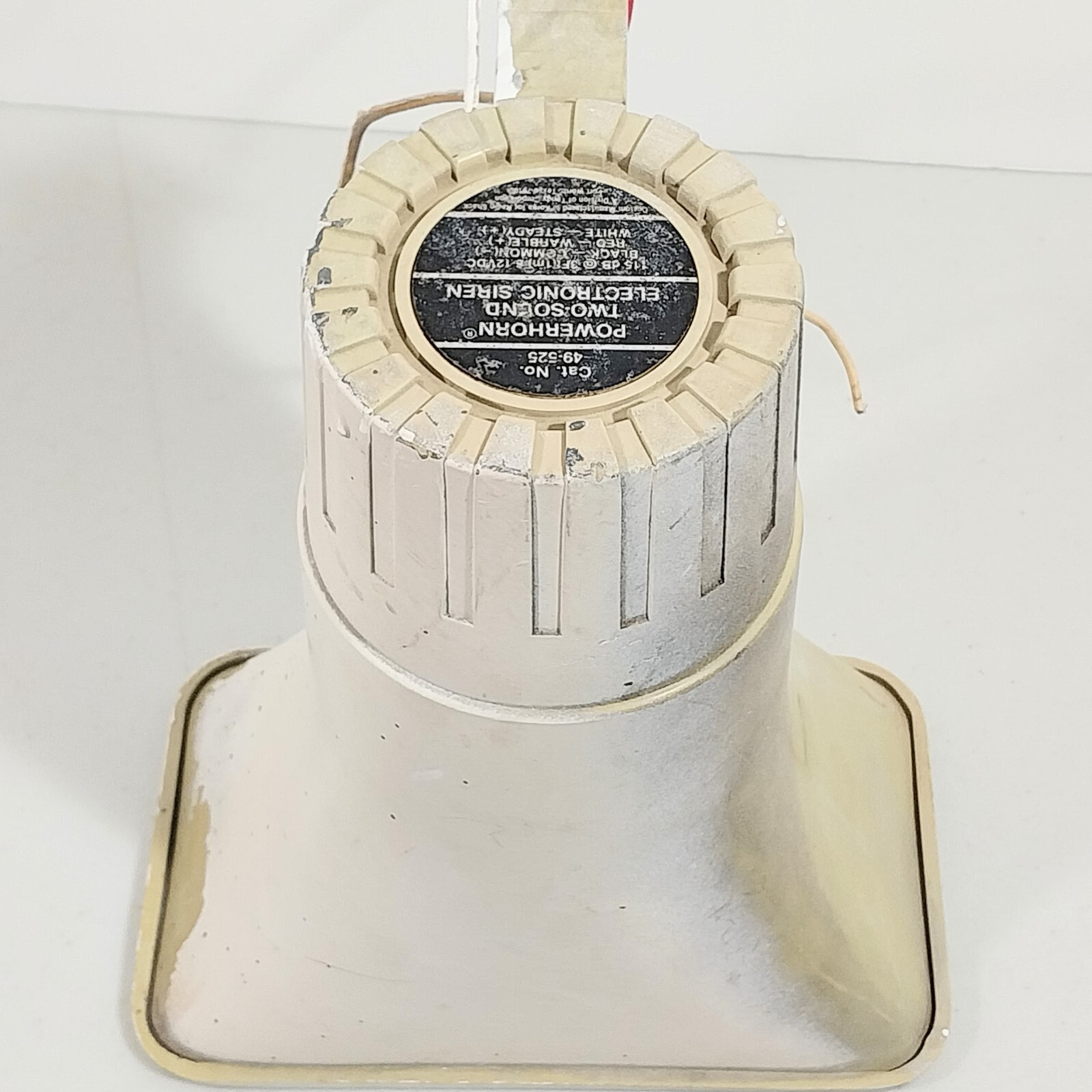 Vintage Radio‎ Shack Powerhorn Two-Sound Electronic Siren 49-525 #1318