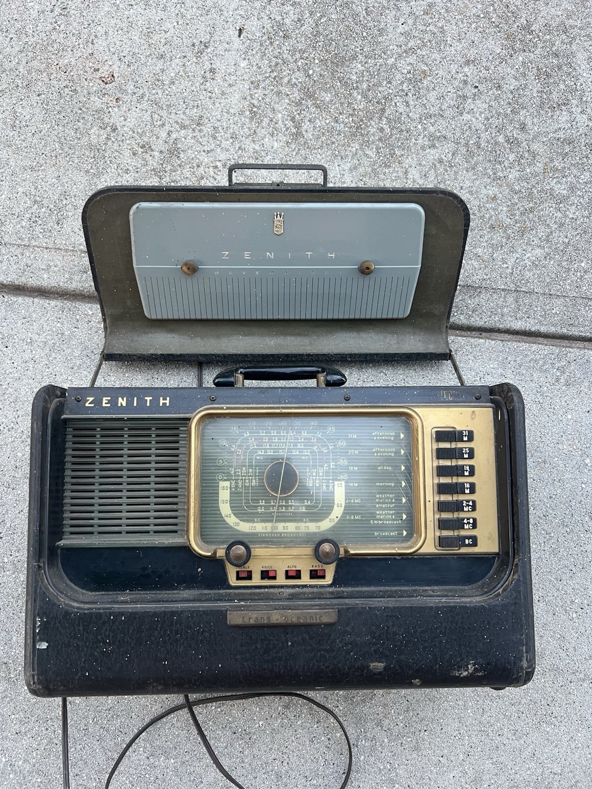 Zenith Transoceanic H-500- For Parts or Restoration
