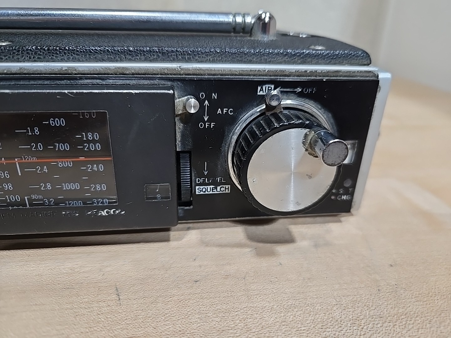 Vintage Sony ICF-8500 5 Band AM/FM Radio Receiver Powers On Parts Repair AS-IS