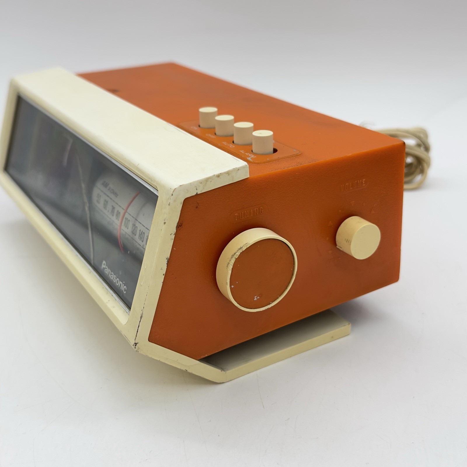 Vintage Panasonic RC-1122 Alarm Clock Flip Number AM Radio 1970’s Japan READ!