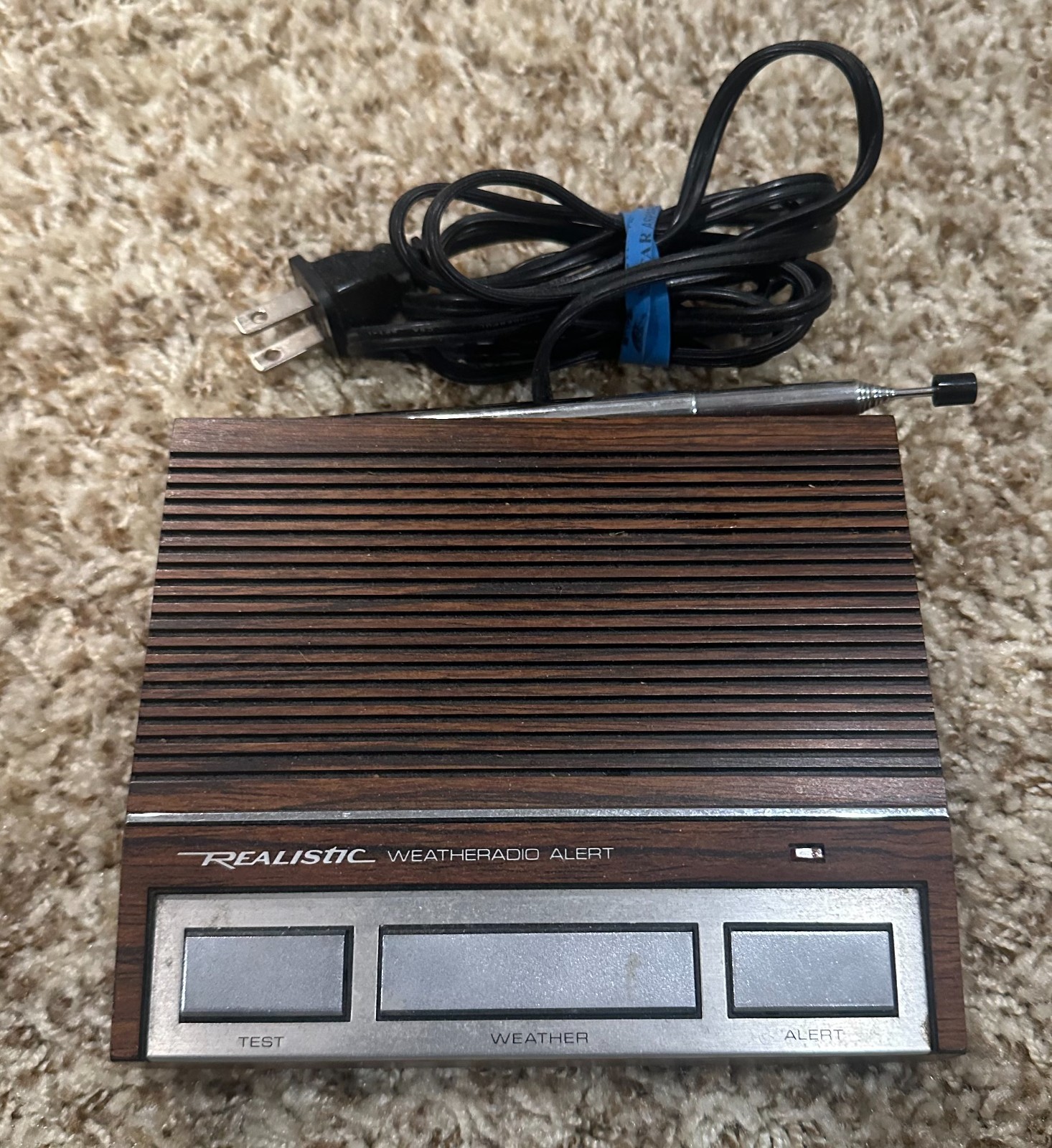 Radio Shack Realistic Model 12-140 Weatheradio – Weather Radio – Working