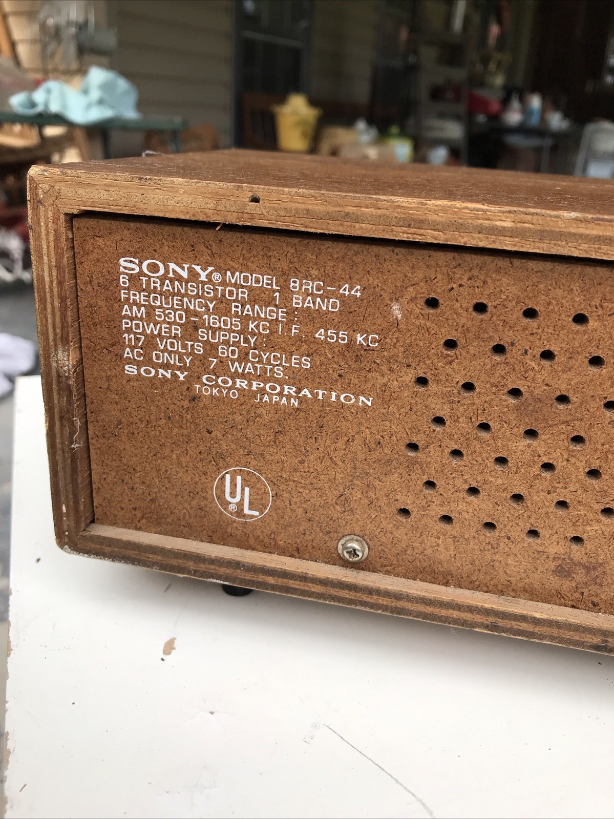 Sony 8RC-54 mid century AM table radio – Project