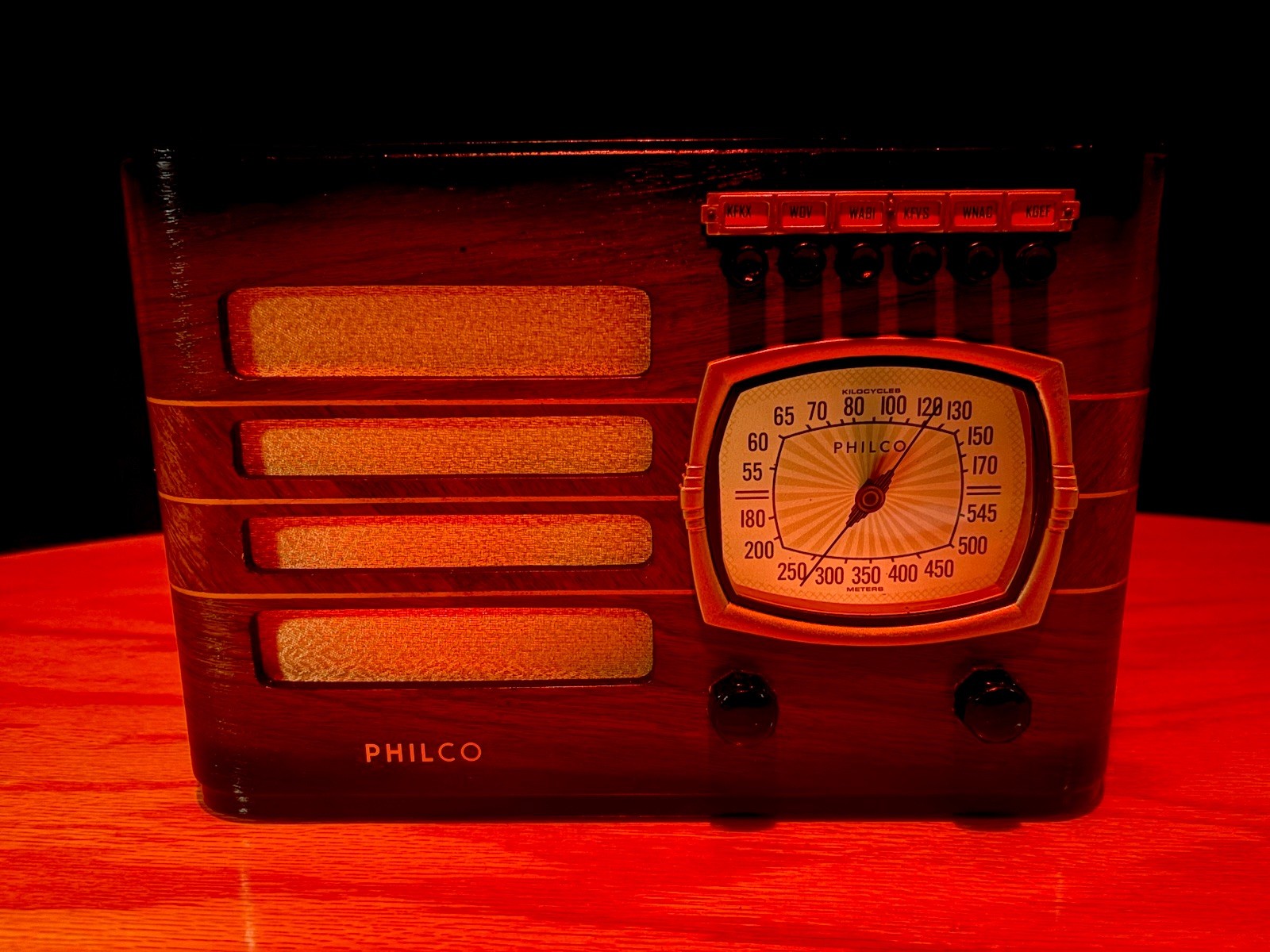 Old Wood Vintage Antique Restored Art Deco Radio Converted to a Bluetooth SPK!