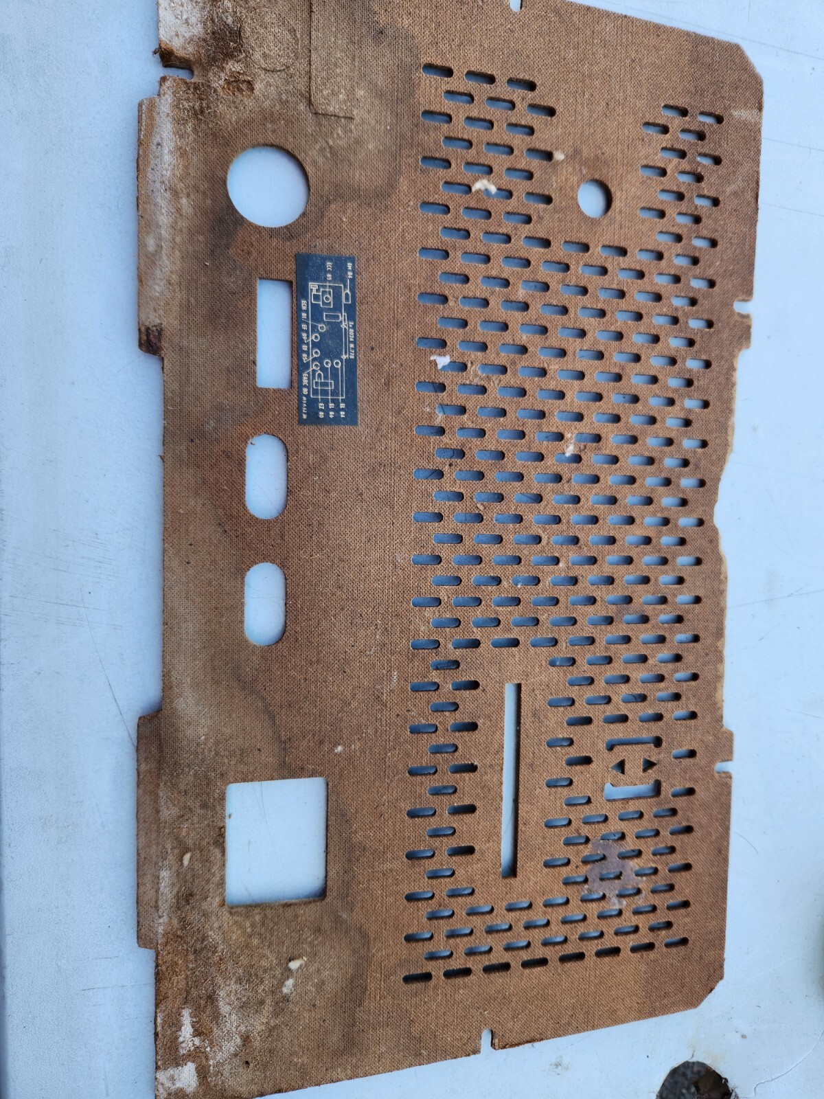 Norelco Tube Radio Made In Holland B5X98A For Parts