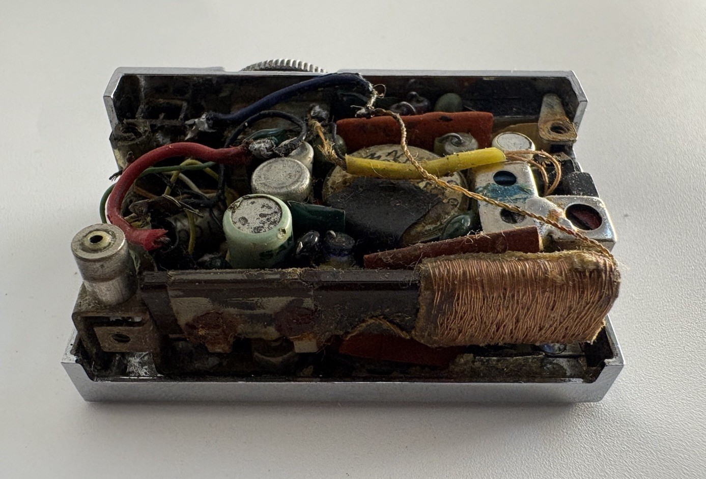 Vintage RARE Sony ICR-120 Miniature Compact AM Radio As Is For Parts & Repair