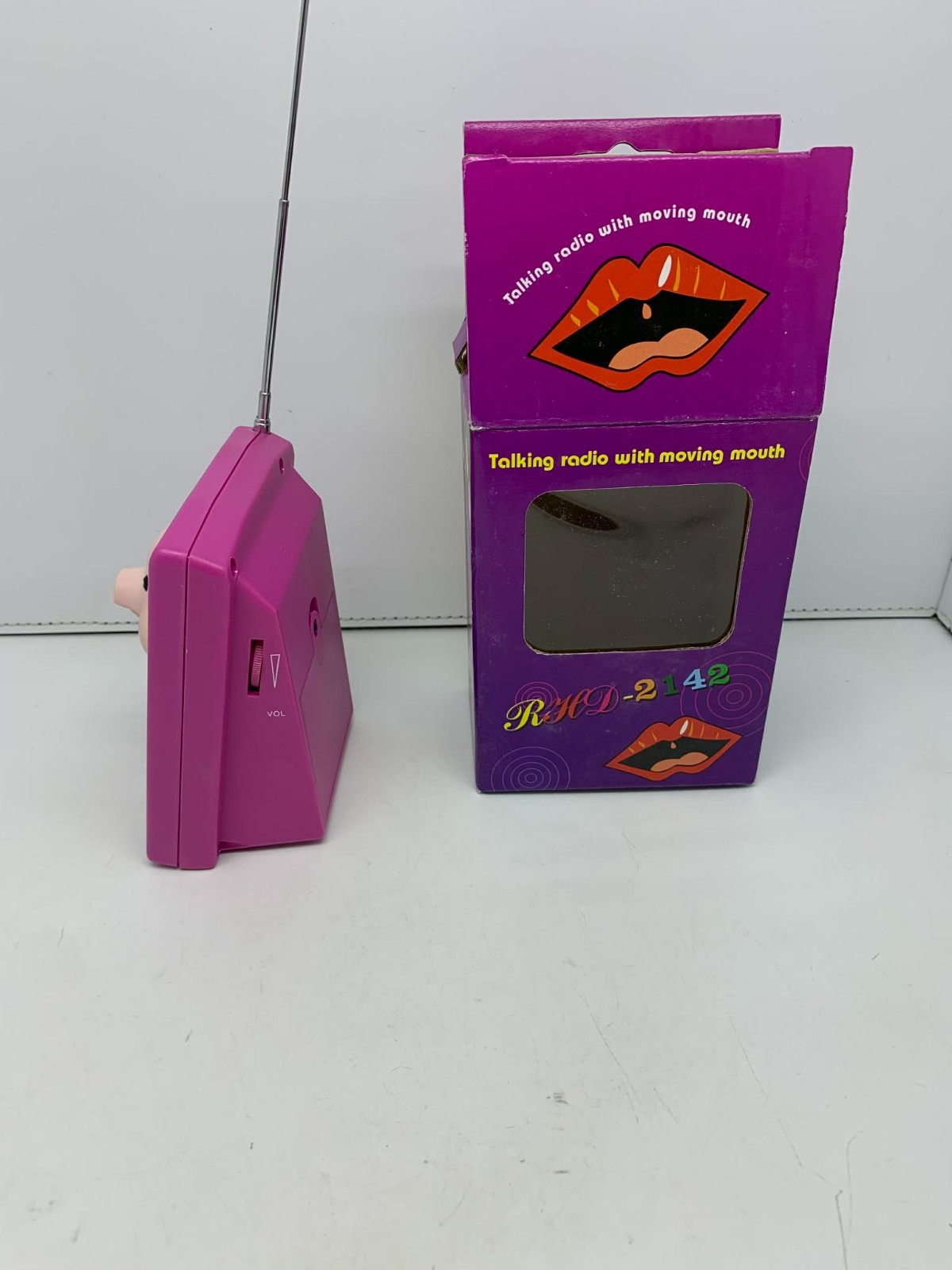 Vintage Talking FM Radio w/ Moving Mouth Pig RHD-2142 ’90s RARE NEW WORKING