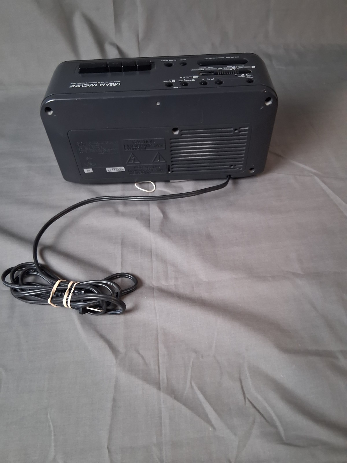 Vintage Sony ICF-C222 Dream Machine Dual Alarm AM/FM Cassette Clock Radio Tested