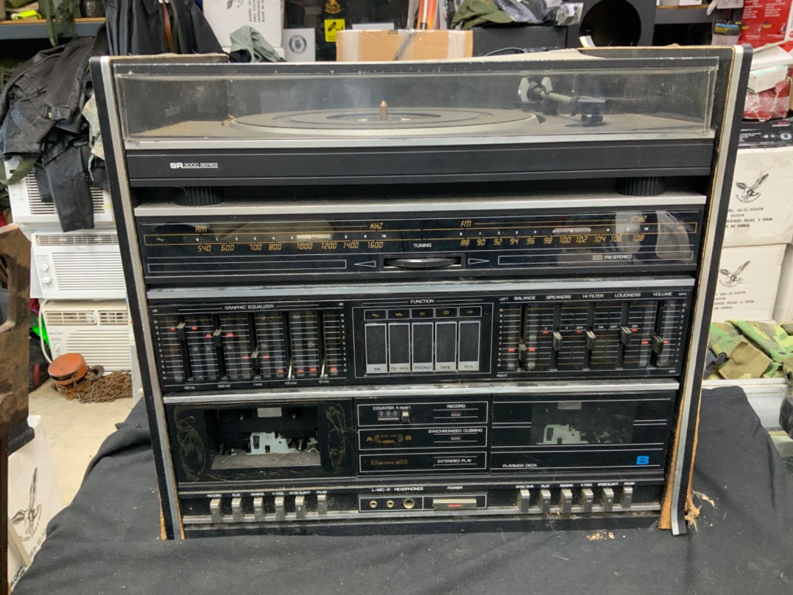 Sears SR3000 Series Rack Stereo Model: 304.91898650 (PARTS ONLY AS-IS)