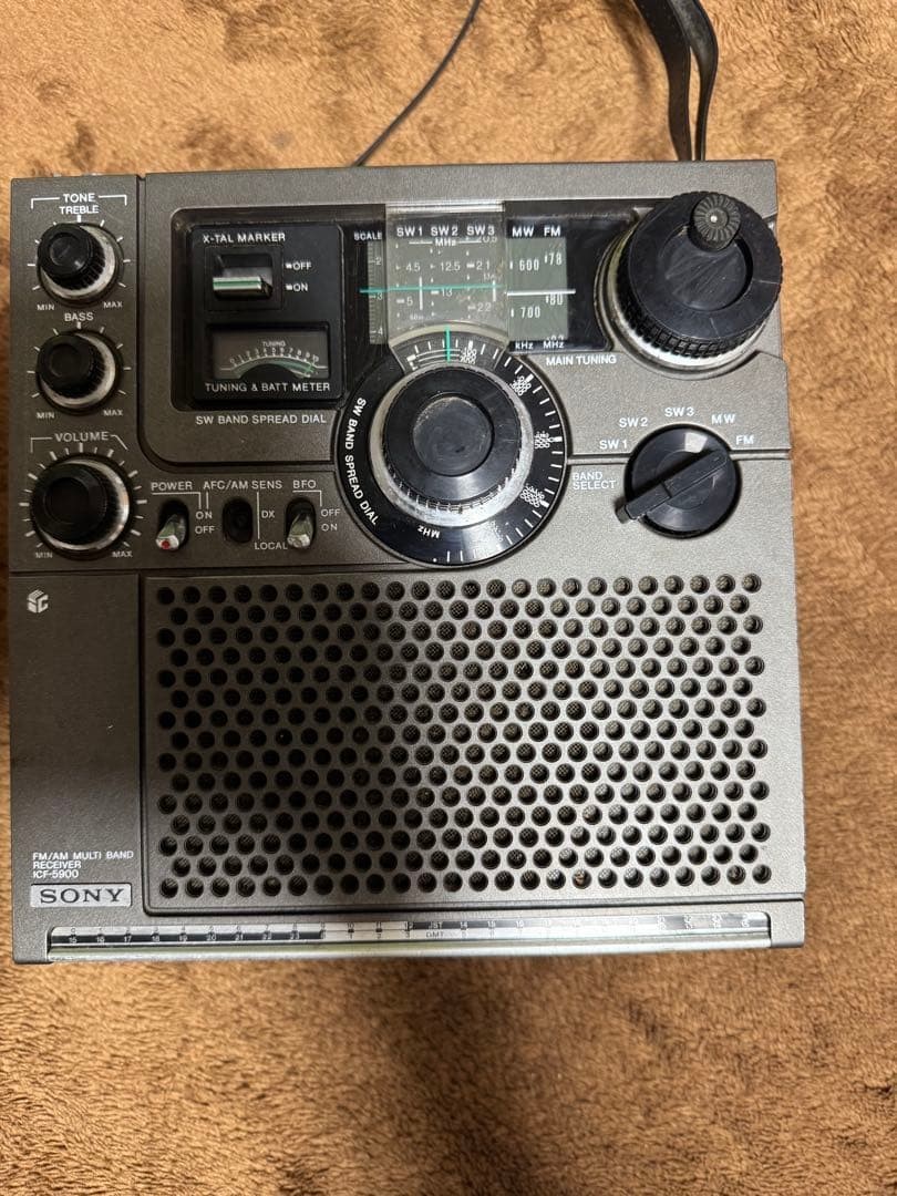 Sony ICF-5900 FM/AM Multi Band Short Wave Radio JANK