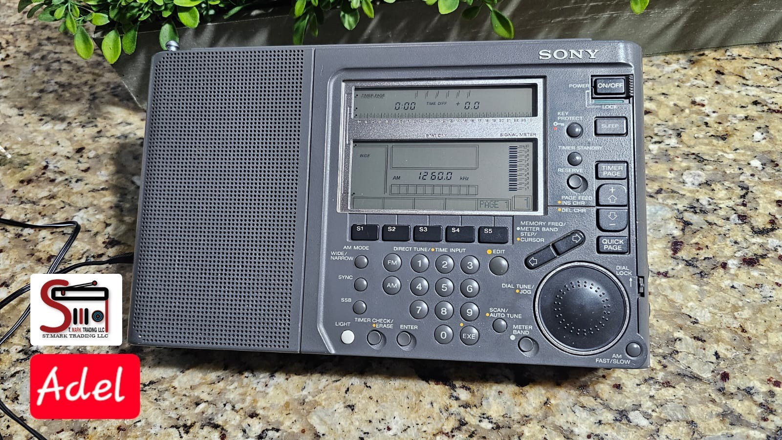 Sony ICF-SW77 Radio Recapped & Upgraded By Adel IN USA Excellent Condition