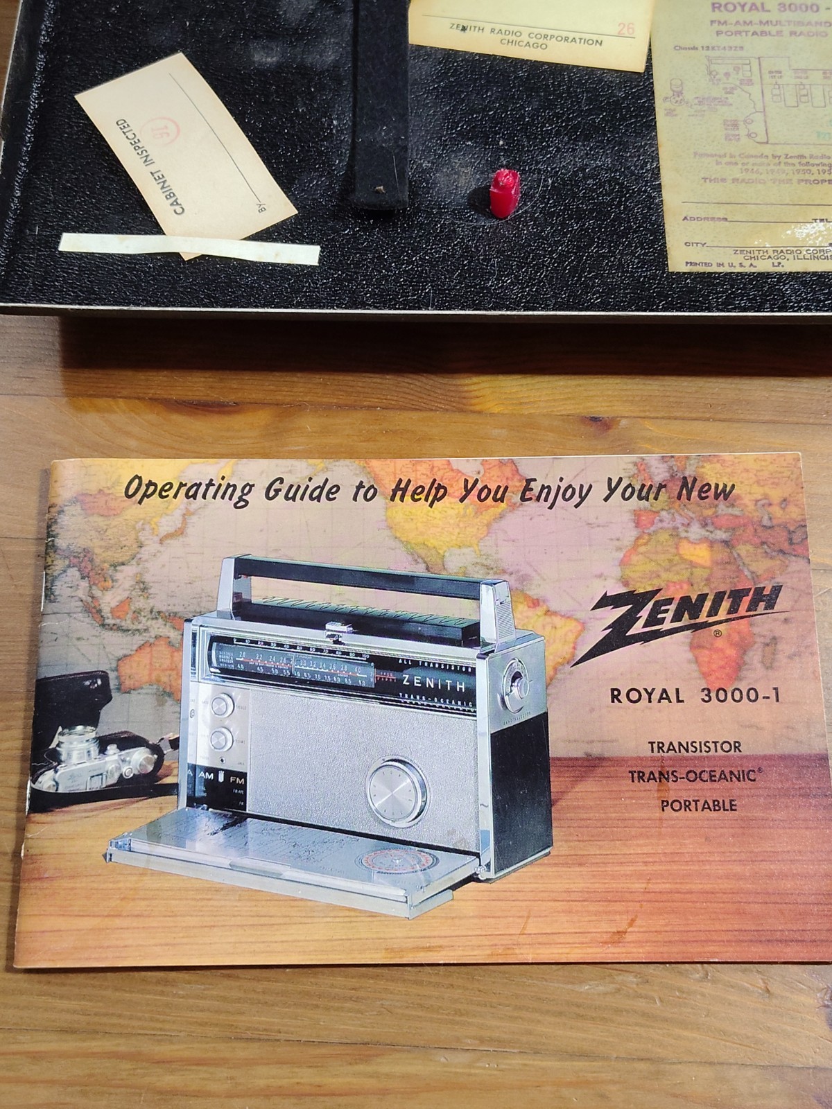 Vintage Zennith Royal 3000 Multi Band Radio