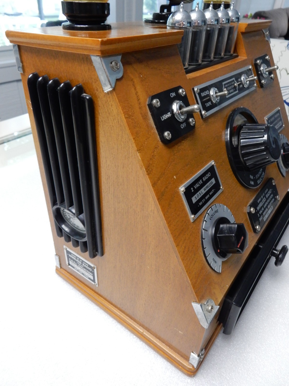 Spirit Of St Louis SOSL Wireless Valve AM/FM Cassette Radio WORKING ORDER!