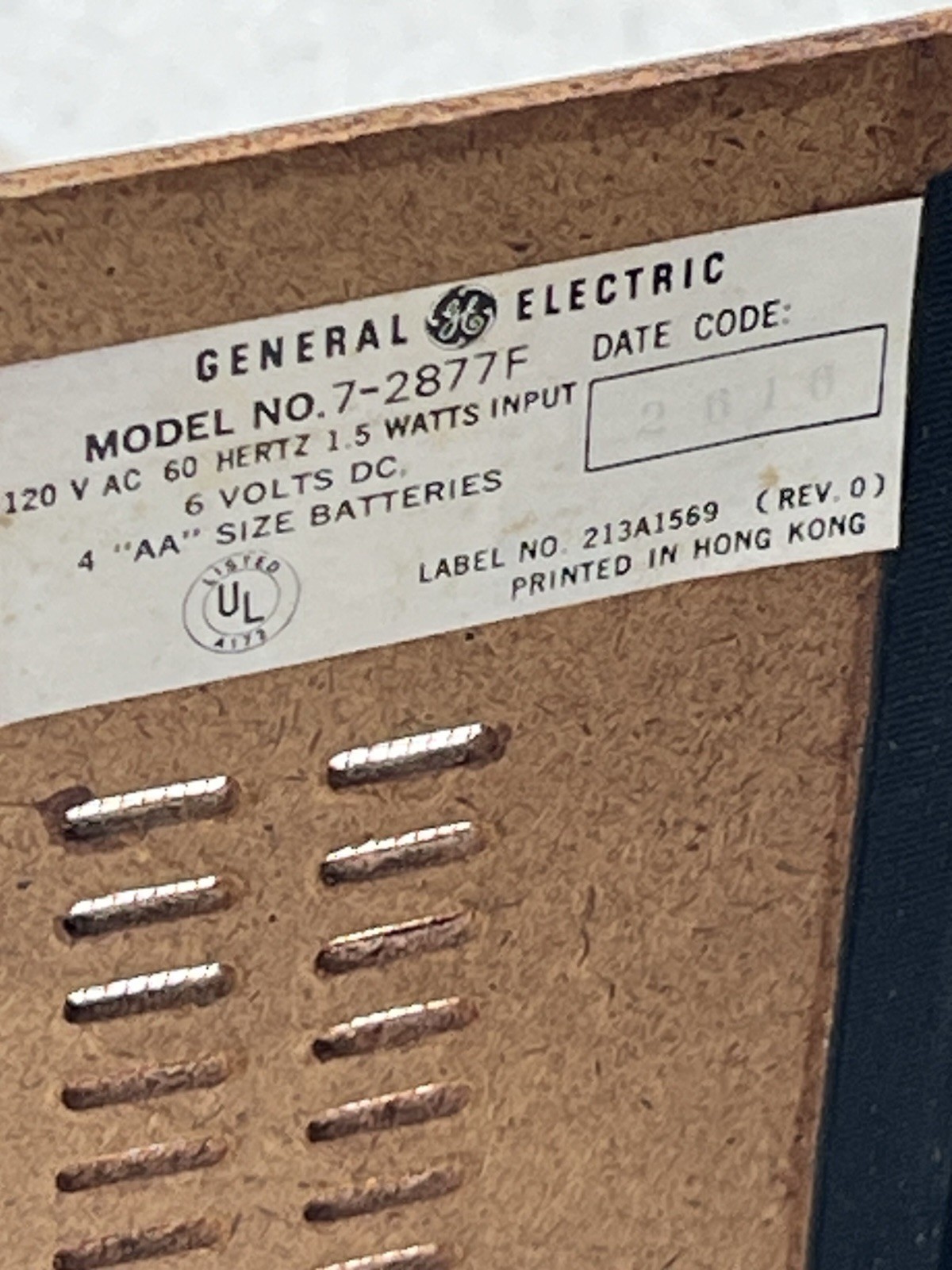 G.E. Vintage Portable Radio Solid State AM/FM Model